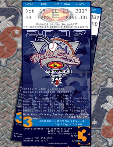 World Series III Ticket